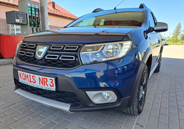 Dacia Sandero Stepway cena 38900 przebieg: 53000, rok produkcji 2017 z Ostrów Wielkopolski małe 529